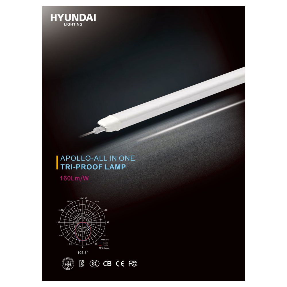 Hyundai Apollo All-in-One Tri-Proof Lamp Kuwait