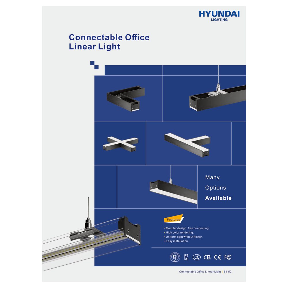 Hyundai Connectable Office Linear Light Kuwait