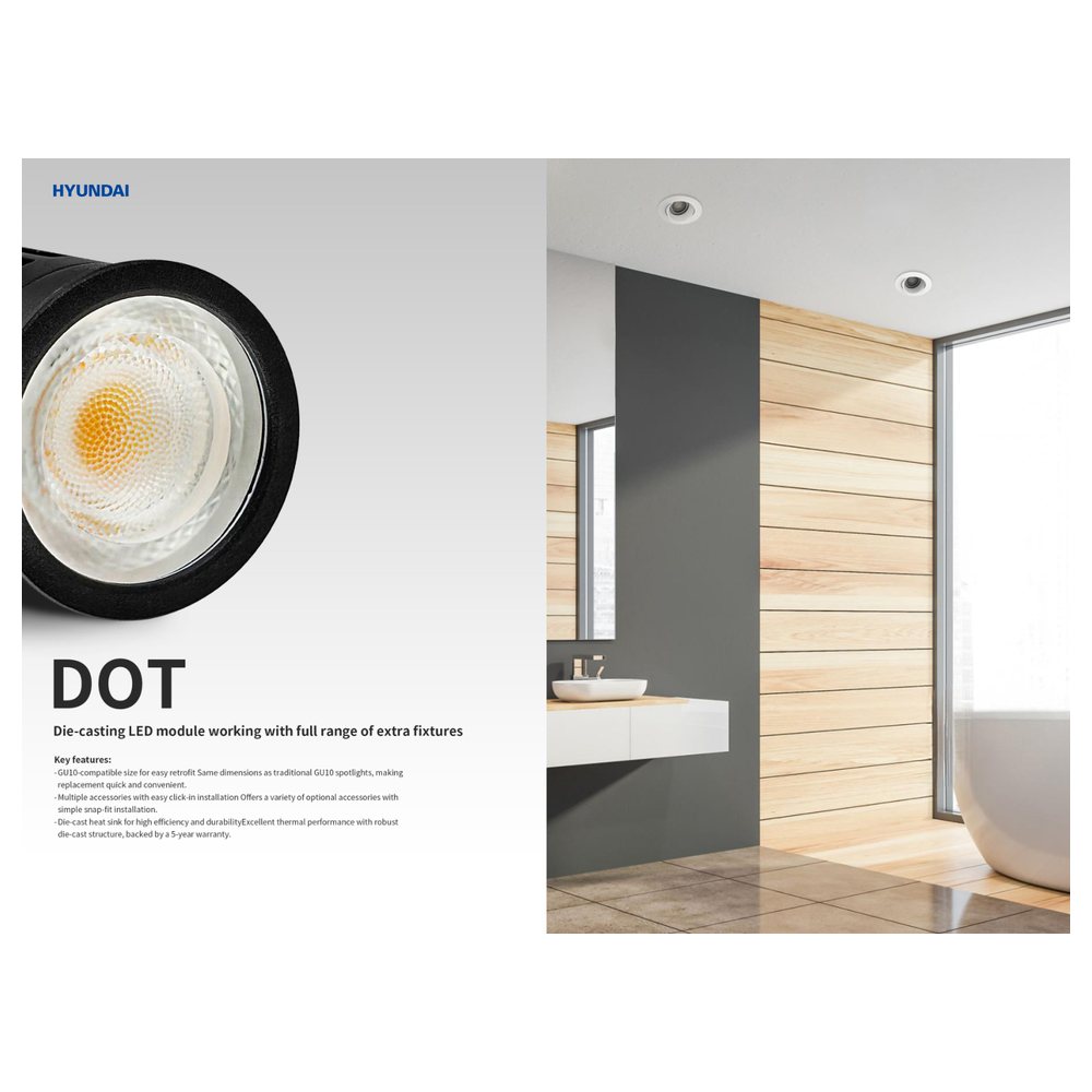 Hyundai DOT Recessed Spotlight Kuwait