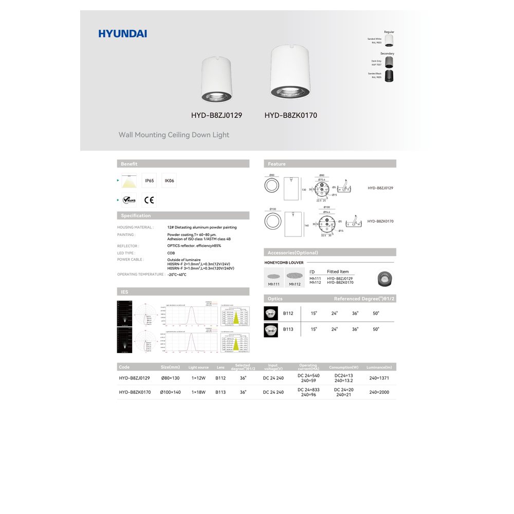 Hyundai Recessed Pool Light Series Kuwait